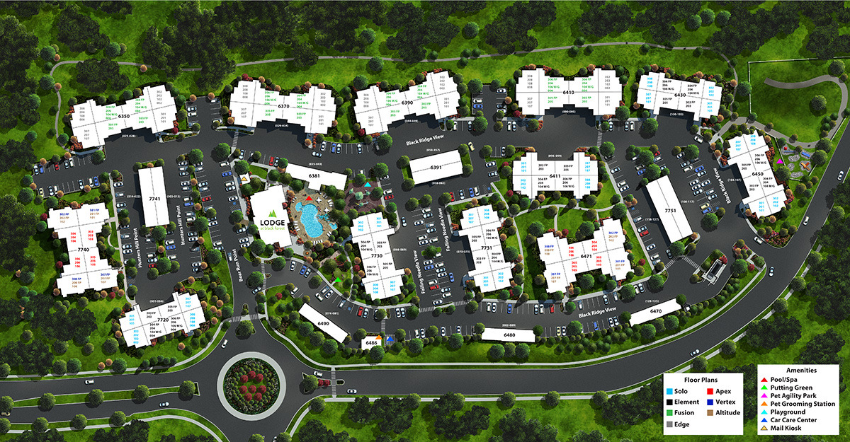 Site Plan - Lodge at Black Forest